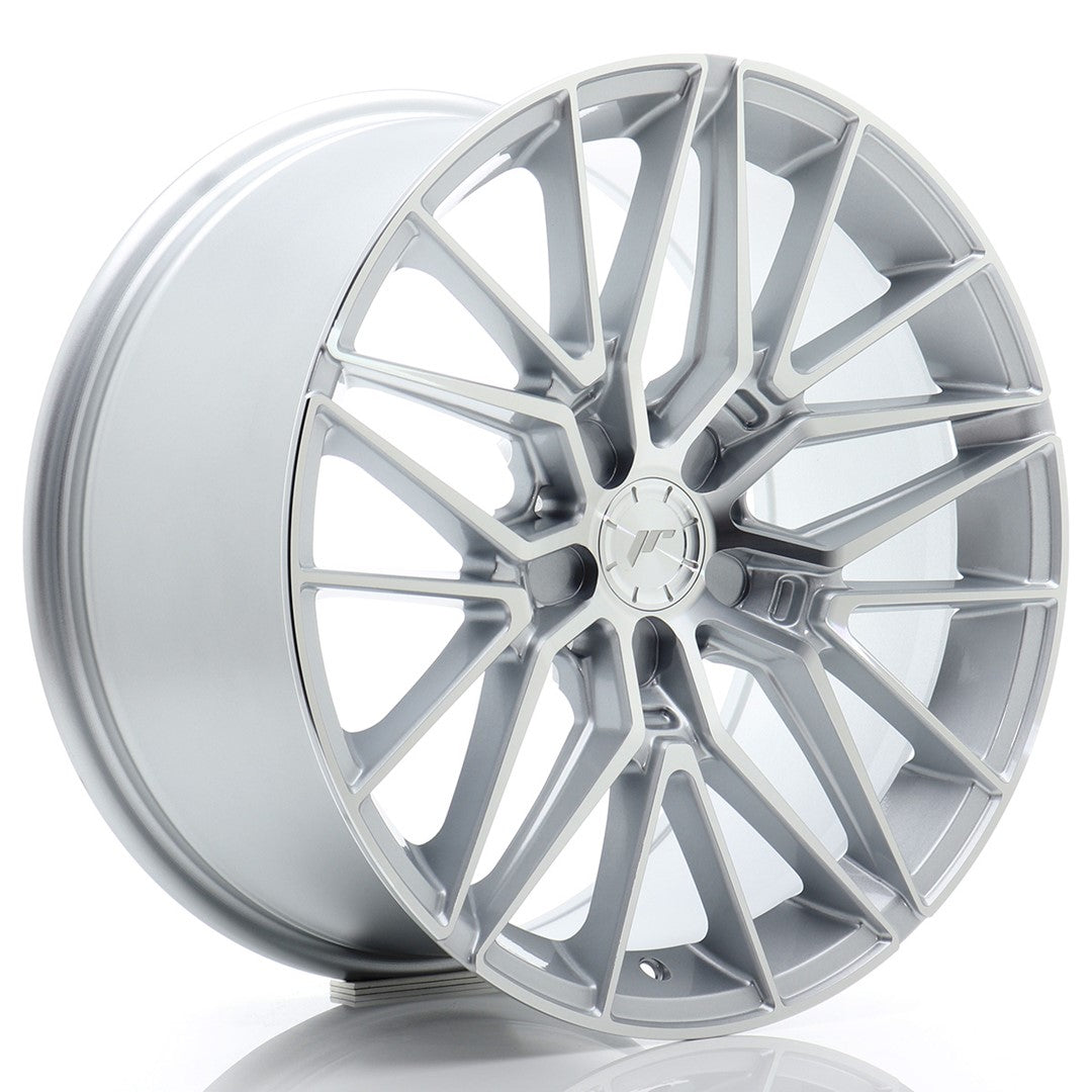 JR Wheels JR381890F25X2072SM1 - JR38 18x9 ET20-45 5H BLANK Silver Machined Face
