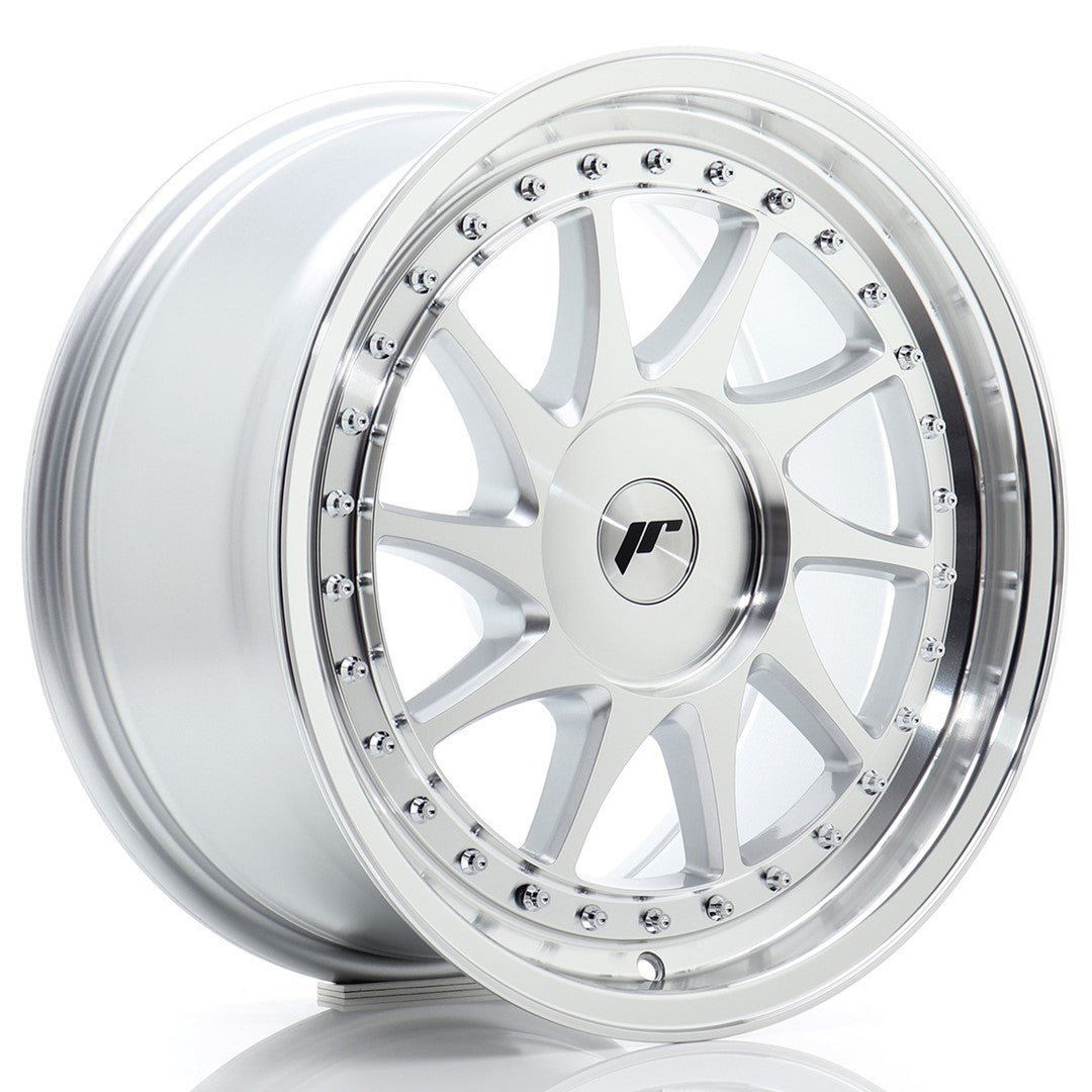 JR Wheels JR261780XX2072SM1 - JR26 17x8 ET20-35 BLANK Silver Machined Face
