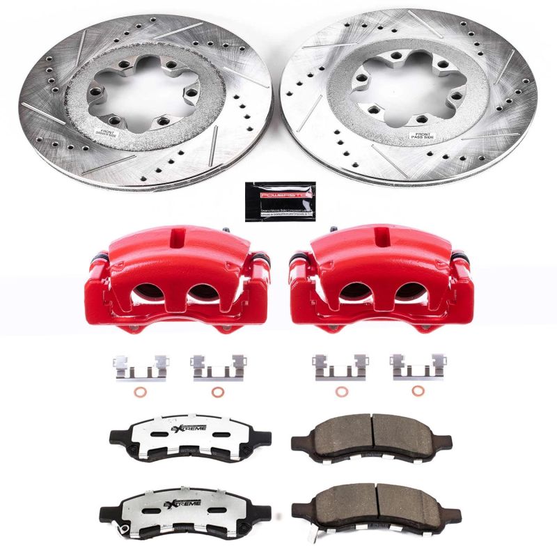PowerStop Power Stop 09-12 GMC Canyon Front Z36 Truck & Tow Kit w/Cals