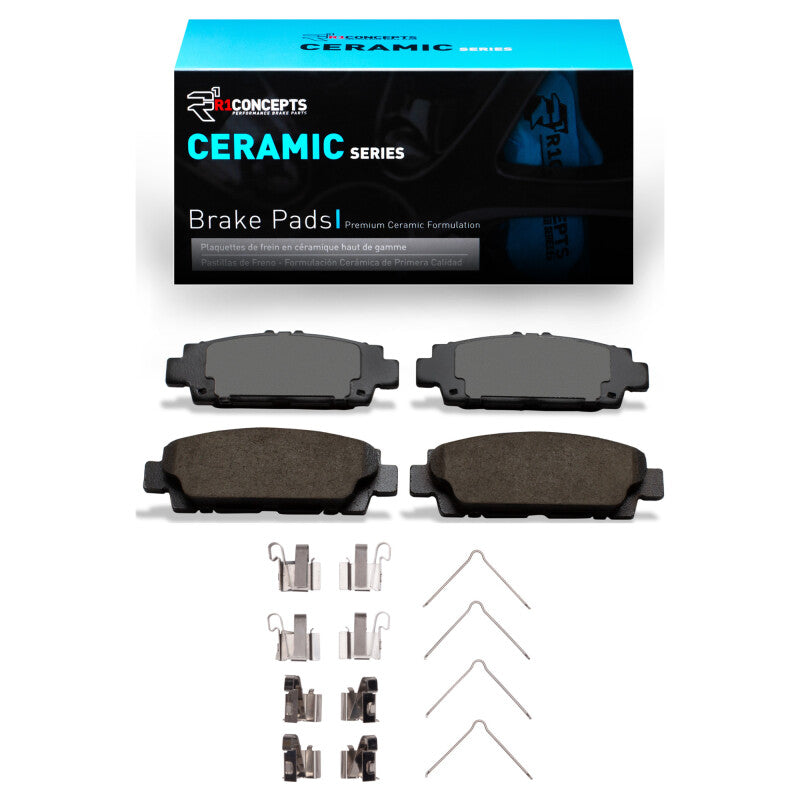R1 Concepts R1 90-92 Lexus LS400 Rear Ceramic Pads & Hardware Kit