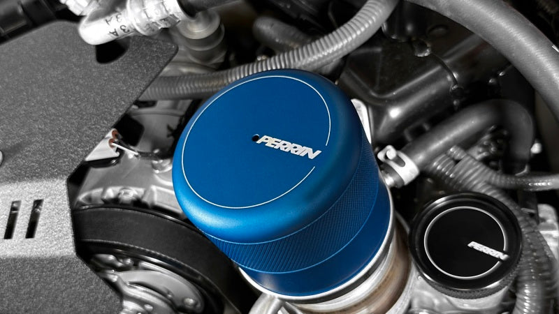 Perrin Performance PERRIN 15-26 Subaru WRX & 13-26 BRZ/FR-S/86/GR86 Oil Filter Cover - Blue