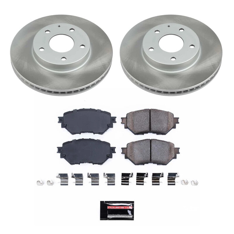 PowerStop Power Stop 14-16 Mazda 3 Front Semi-Coated Rotor Kit