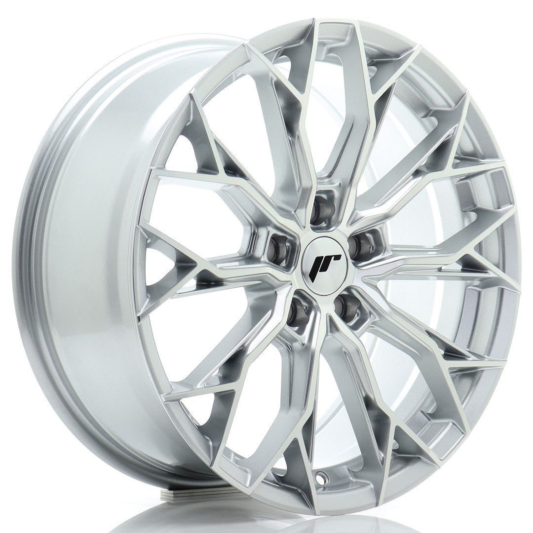 JR Wheels JR4918805L4266SM - JR49 18x8 ET42 5x112 Silver Machined Face