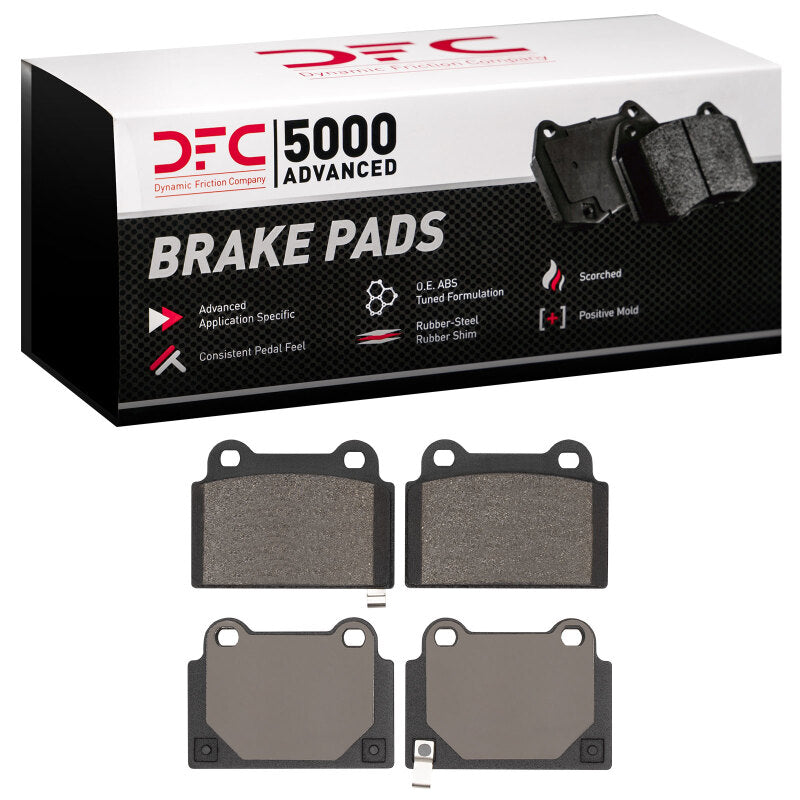 DFC 08-15 Mitsubishi Lancer Rear 5000 Advanced Low Metallic Brake Pads