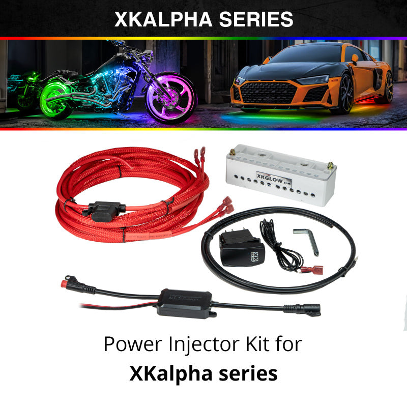 XKGLOW LED Interior Ambient Light Kit - Color Chasing & App Controlled