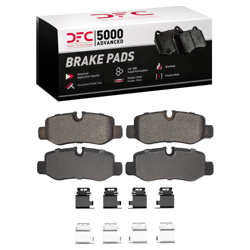 DFC 16-23 Mercedes-Benz Viano (Mexico) Rear 5000 Advanced Low Metallic Brake Pads and Hardware Kit