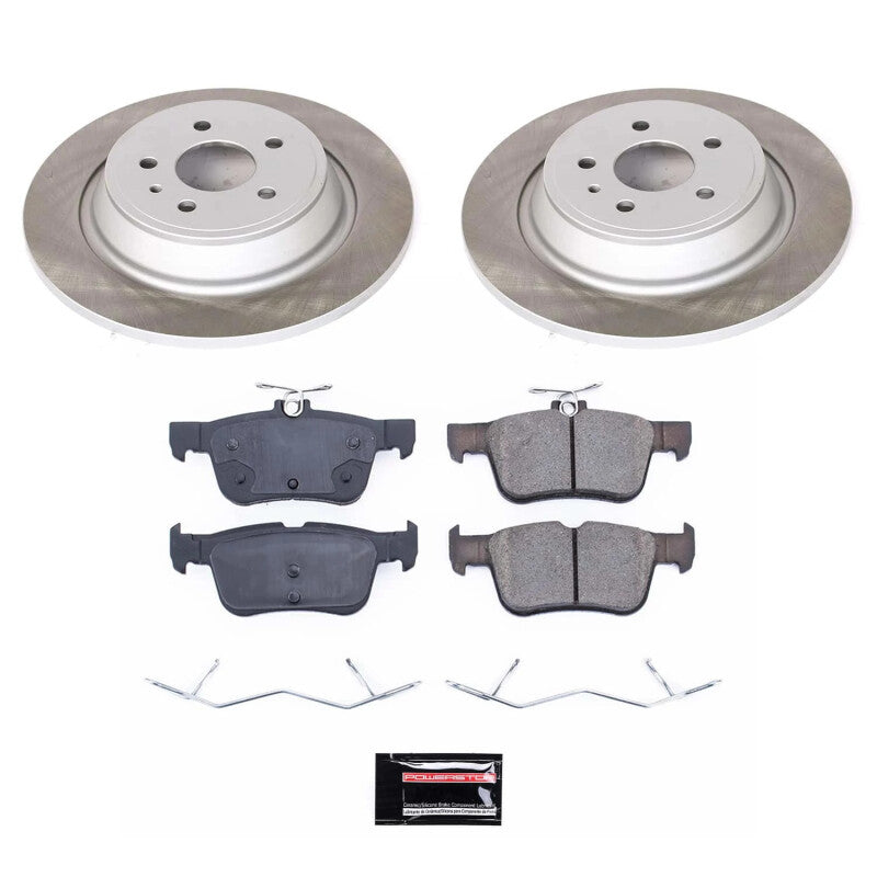 PowerStop Power Stop 13-16 Lincoln MKZ Rear Semi-Coated Rotor Kit