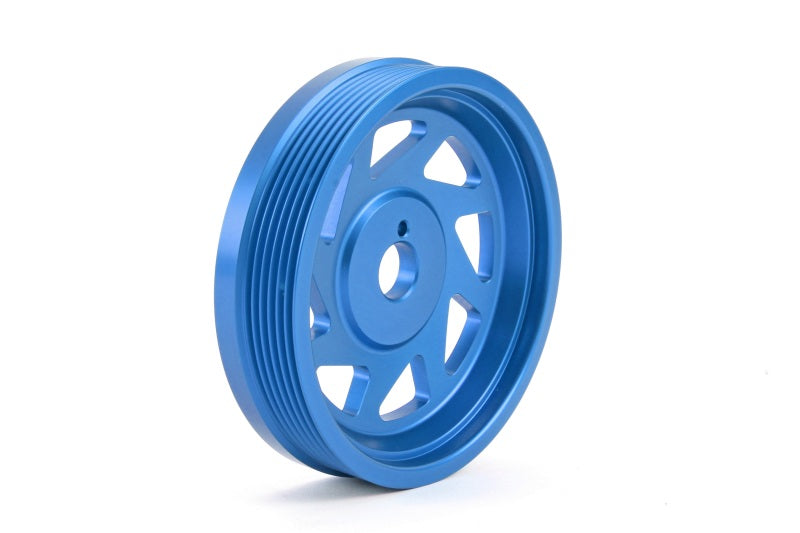 Perrin Performance PERRIN 15-18 Subaru WRX / 13-20 BRZ / 14-18 FXT / 13-16 Crosstrek Lightened Crank Pulley - Blue