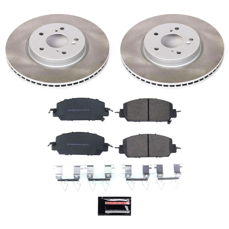 PowerStop Power Stop 17-23 Honda CR-V Front Semi-Coated Rotor Kit