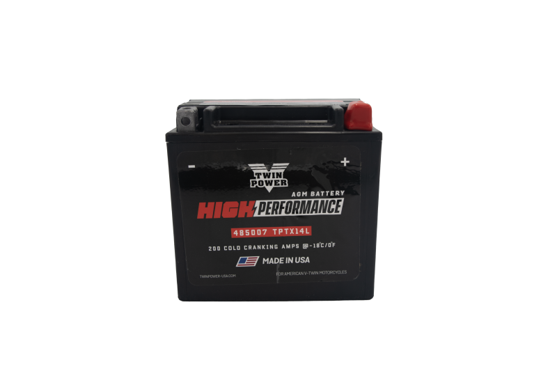 TwinPower Twin Power YTX-14L High Performance Battery Replaces H-D 65958-04 Made in USA 200 CCA