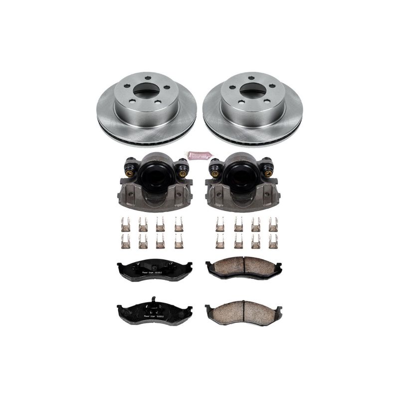 PowerStop Power Stop 99-01 Jeep Cherokee Front Autospecialty Brake Kit w/Calipers