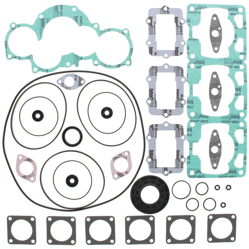 Vertex Pistons Vertex Gaskets 94-96 Ski-Doo Formula Mach Z 779 Complete Gasket Kit w/ Oil Seals