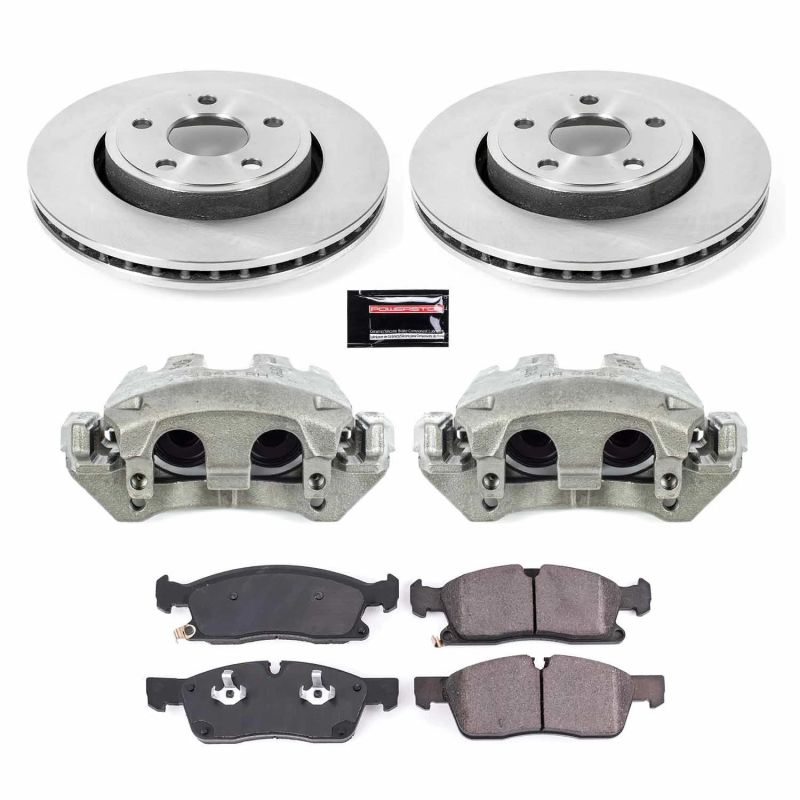 PowerStop Power Stop 17-19 Jeep Grand Cherokee Front Autospecialty Kit w/Cals