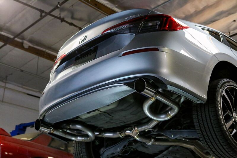 Remark 2022+ Honda Civic Sport Sedan (FE2) Cat-Back Exhaust - Dual Burnt Stainless Steel Tips