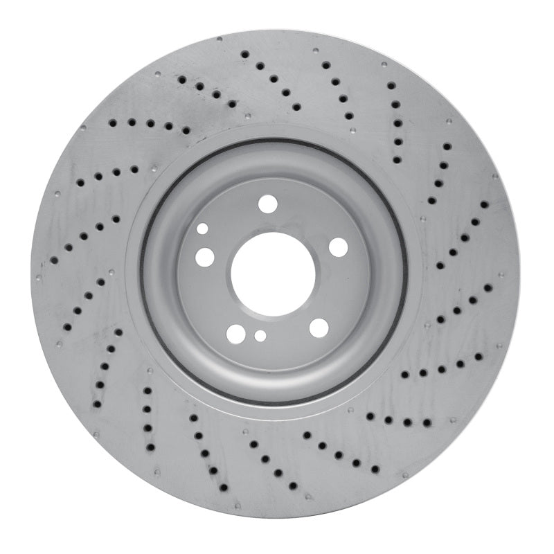 DFC 08-21 Mercedes-Benz C63 AMG Front Drilled GeoSPEC Coated Rotor