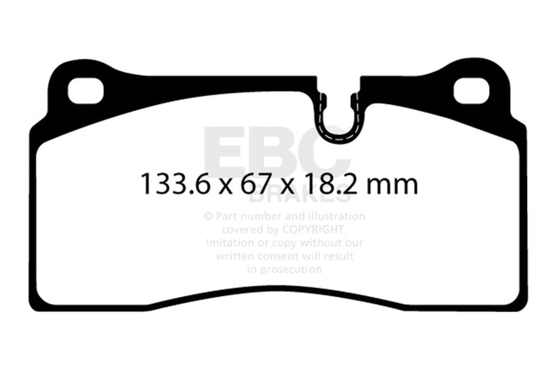 EBC 2018+ BMW M2 Competition 3.0TT Bluestuff Rear Brake Pads