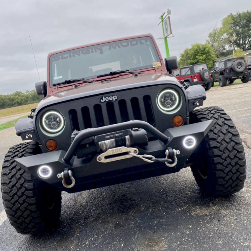 ORACLE Lighting Oracle 7in High Powered LED Headlights - Black Bezel - ColorSHIFT - BC1