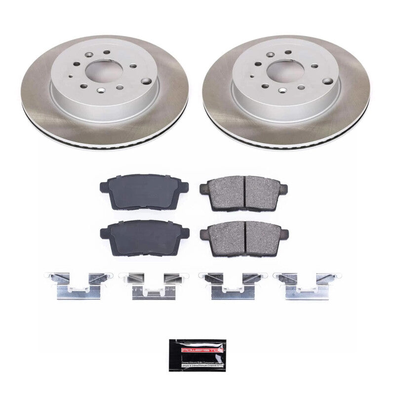 PowerStop Power Stop 07-15 Mazda CX-9 Rear Semi-Coated Rotor Kit