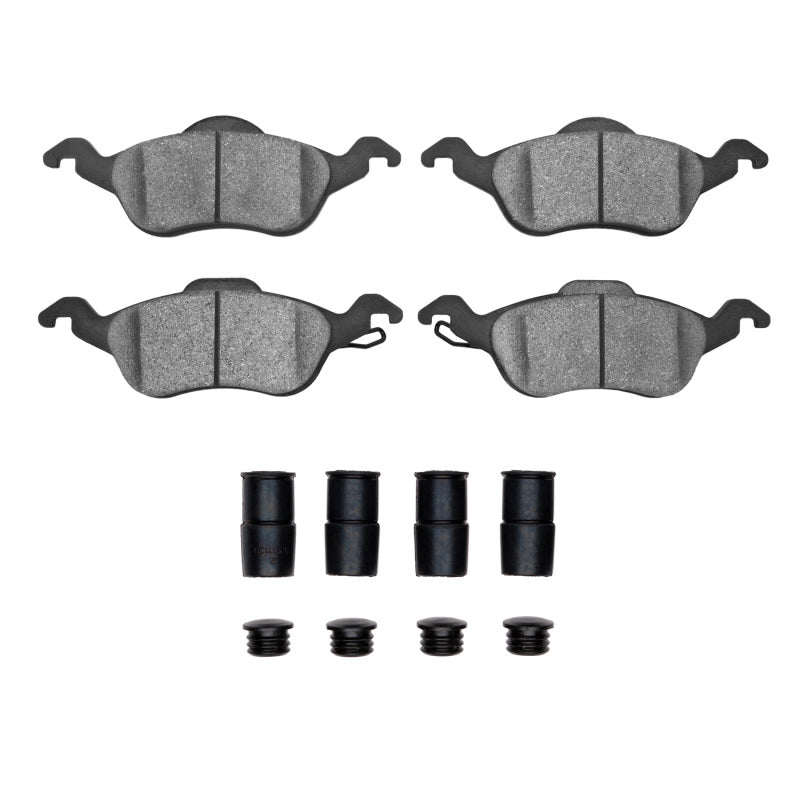 R1 Concepts R1 00-04 Ford Focus Front Ceramic Pads & Hardware Kit