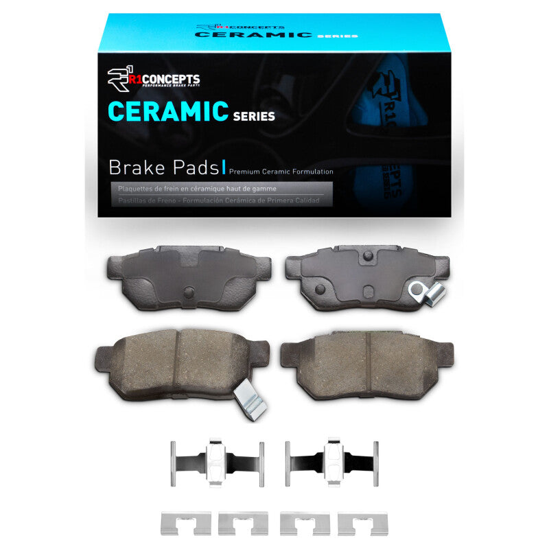 R1 Concepts R1 1988-2001 Acura Integra Rear R1 Ceramic Pads & Hardware Kit