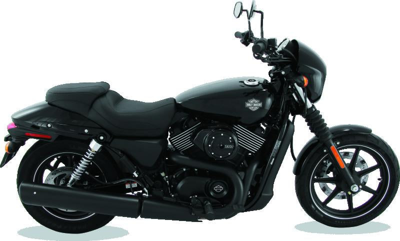 Mustang Motorcycle Mustang 15-21 Harley Street Standard Touring 1PC Seat - Black