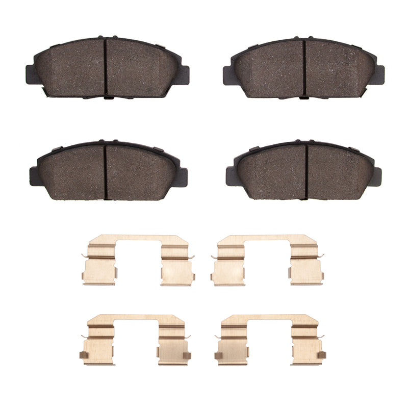 R1 Concepts R1 92-96 Honda Prelude Front Ceramic Pads & Hardware Kit