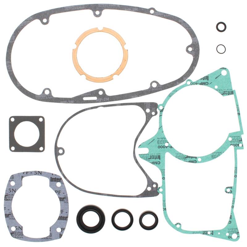 Vertex Pistons Vertex Gaskets Maico 450 Complete Gasket Kit w/ Oil Seals