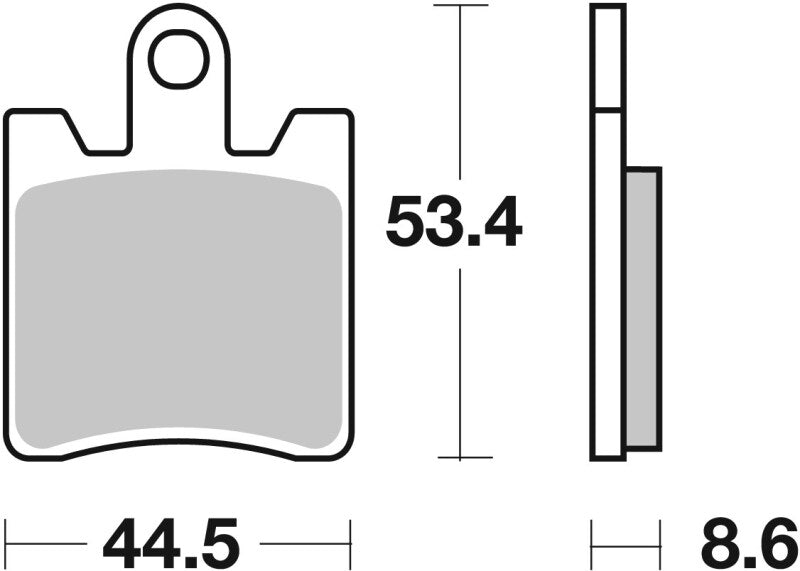 Brembo Powersports Brembo 13-18 Triumph Trophy SE 1200cc Sinter Brake Pad - Front