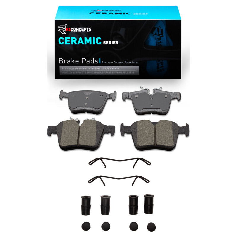 R1 Concepts R1 2015-2025 Jaguar I-Pace Rear R1 Ceramic Pads & Hardware Kit