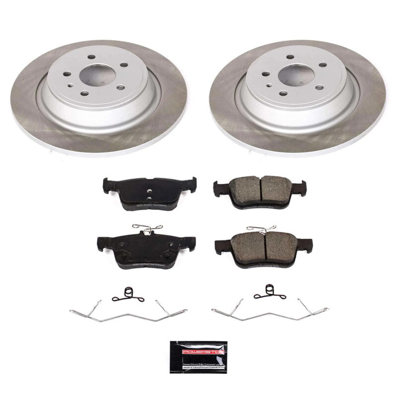 PowerStop Power Stop 17-20 Ford Fusion Rear Semi-Coated Rotor Kit