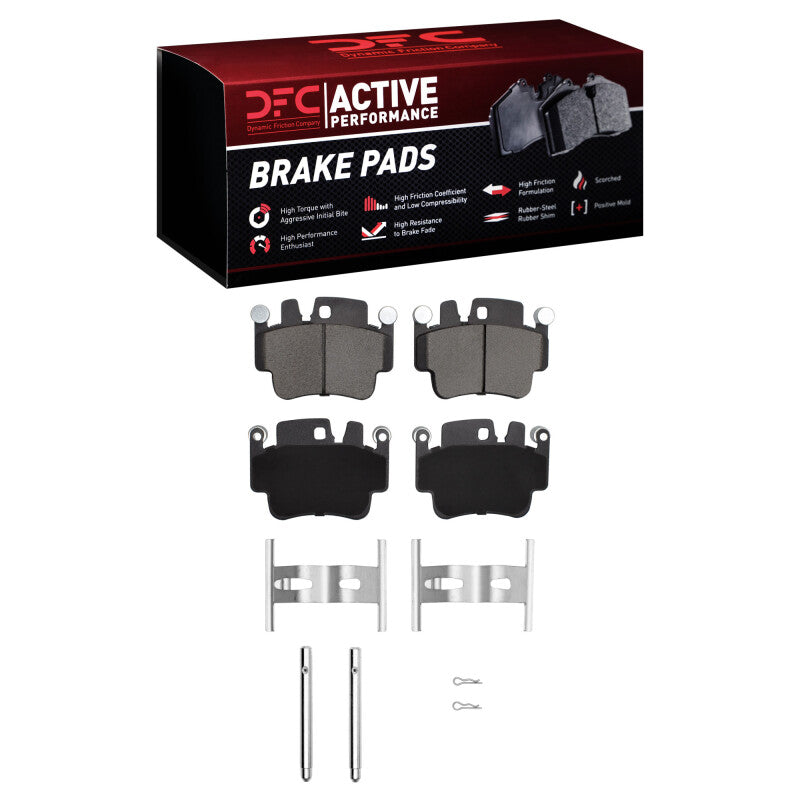 DFC 98-05 Porsche Boxster Rear/Front Active Performance Pads and Hardware Kit