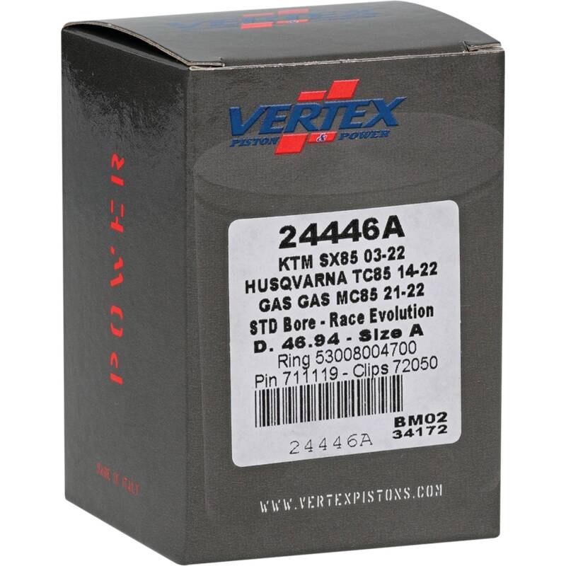 Vertex Pistons Vertex Piston 03-24 KTM 85 SX 85cc Cast Race Evolution Piston Kit