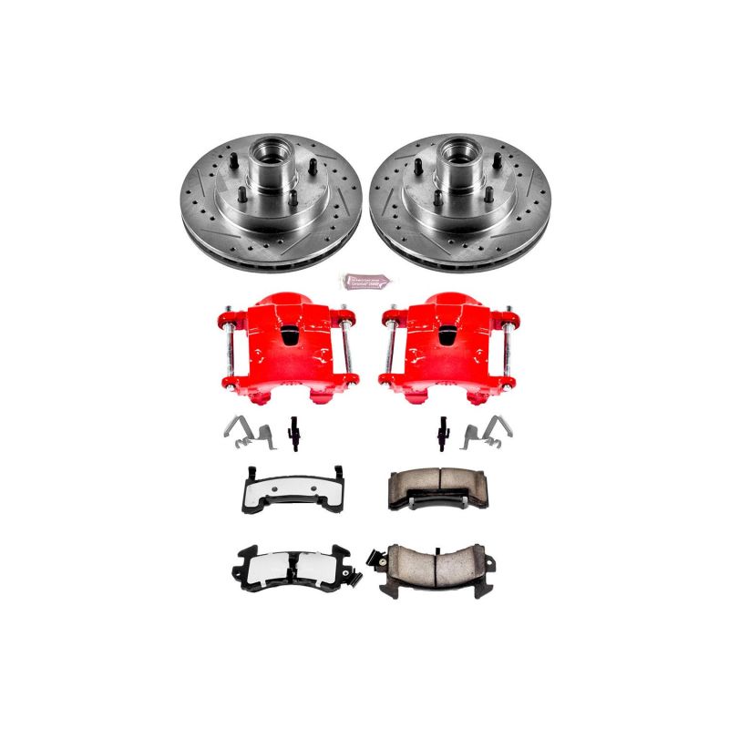 PowerStop Power Stop 79-81 Buick Century Front Z36 Truck & Tow Brake Kit w/Calipers