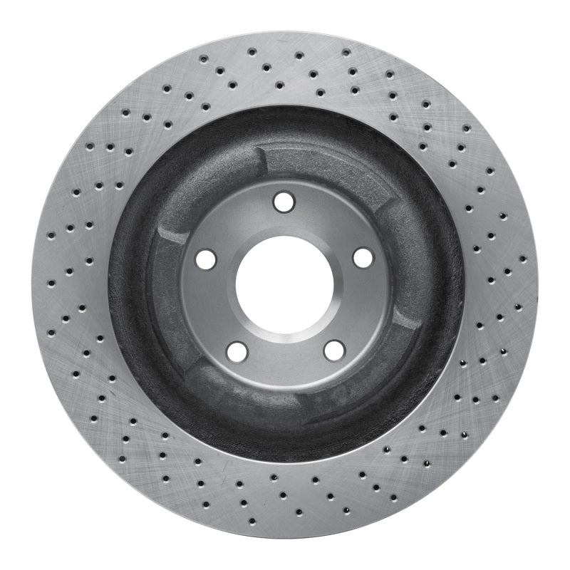 DFC 06-13 Chevrolet Corvette Front Drilled Brake Rotor
