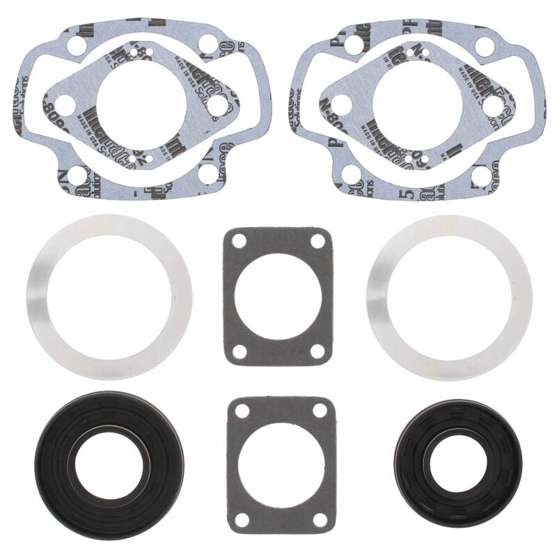 Vertex Pistons Vertex Gaskets 73-75 Arctic Cat Twin 340 (Kawasaki) FA/2 Complete Gasket Kit w/ Oil Seals