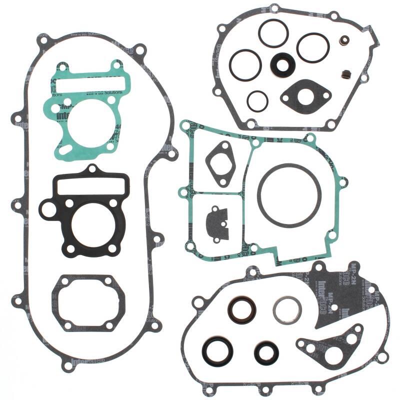 Vertex Pistons Vertex Gaskets 08-17 Polaris Outlaw 50 Complete Gasket Kit w/ Oil Seals
