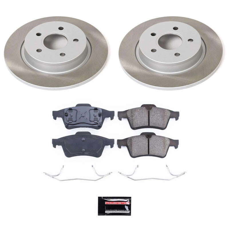 PowerStop Power Stop 2005 Volvo V50 Rear Semi-Coated Rotor Kit