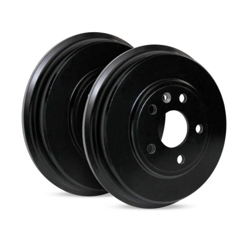 R1 Concepts R1 73-98 International/Navistar 1700 Loadstar Conventional Rear Left Drill & Slot Black Brake Rotor