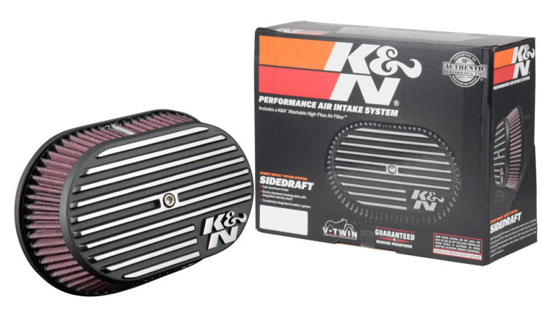 K&N Engineering K&N Street Metal Intake System for 02-06 Harley-Davidson Road King F/I 88cl Side Draft Dyna/Softail
