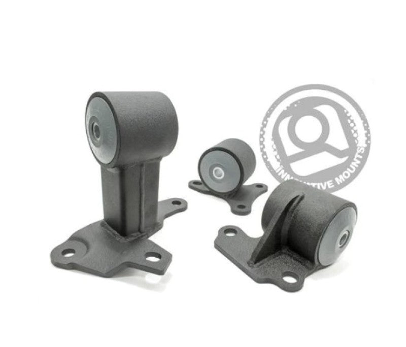 Innovative Mounts Innovative 94-97 Accord H-Series Black Steel Mounts 95A Bushings
