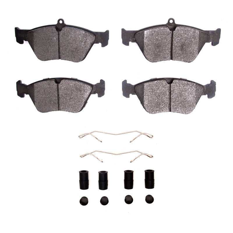 DFC 94-96 Saab 900 Front 5000 Advanced Low Metallic Brake Pads and Hardware Kit