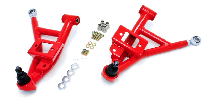 BMR Suspension BMR 93-02 F-Body Adj. Lower A-Arms/Rod End Combo (Polyurethane) - Red