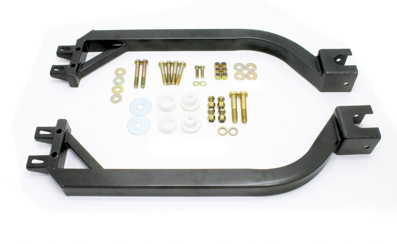 BMR Suspension BMR 67-69 1st Gen F-Body Bolt-On Subframe Connectors - Black Hammertone
