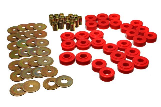 Energy Suspension 4.2127R RR Spring Frame Shackle Kit