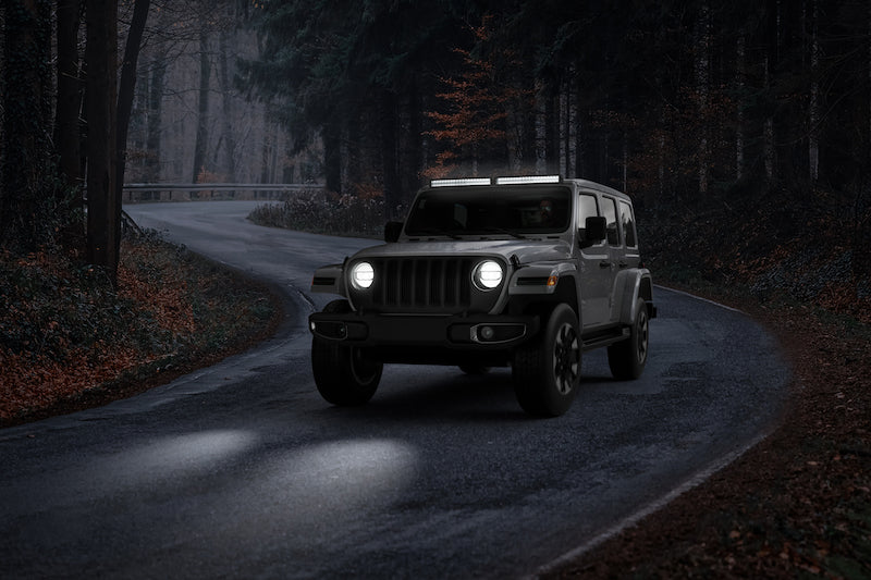 Hella Universal Black Magic 50in Tough Double Row Curved Light Bar - Spot & Flood Light
