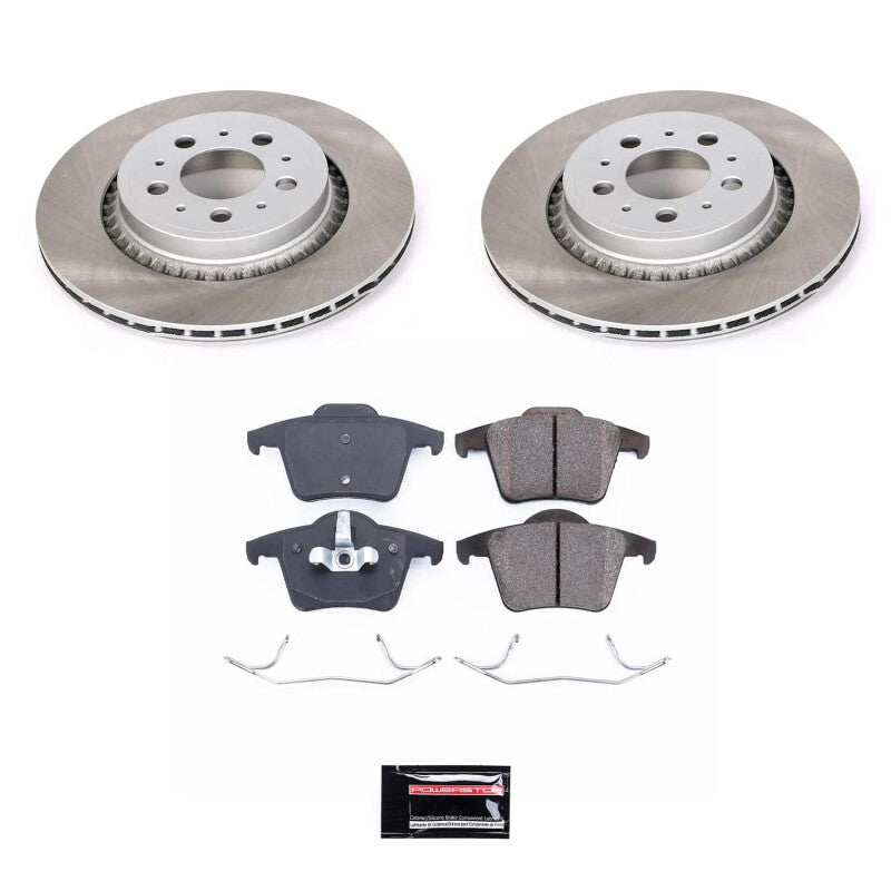PowerStop Power Stop 03-14 Volvo XC90 Rear Semi-Coated Rotor Kit