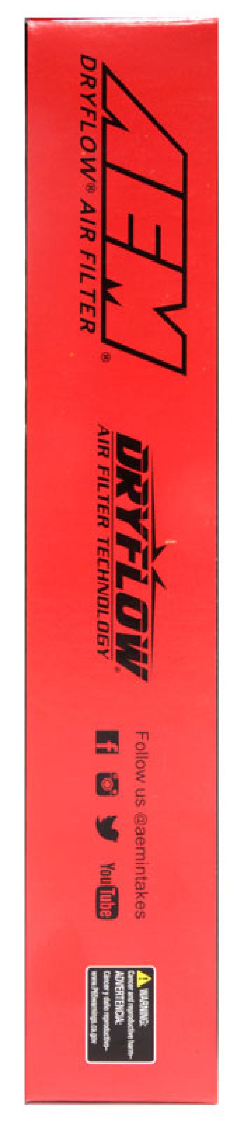 AEM Induction AEM 17-20 Subaru BRZ 2.0L DryFlow Air Filter