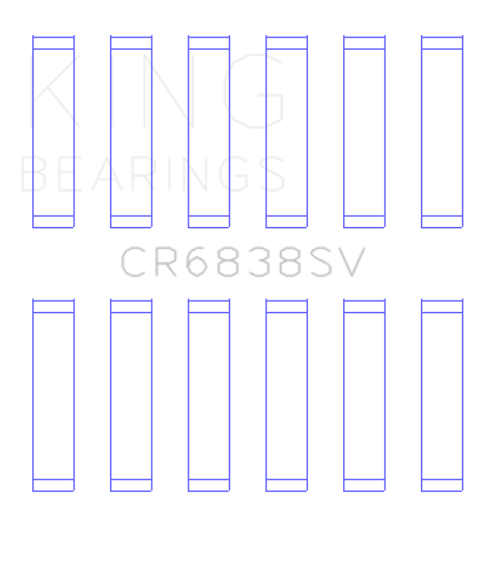 King Engine Bearings Land Rover 2.7L TDV6 Sputter Replacement Connecting Rod Bearing