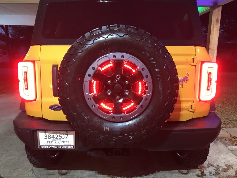 ORACLE Lighting Oracle LED Illuminated Wheel Ring 3rd Brake Light - Red
