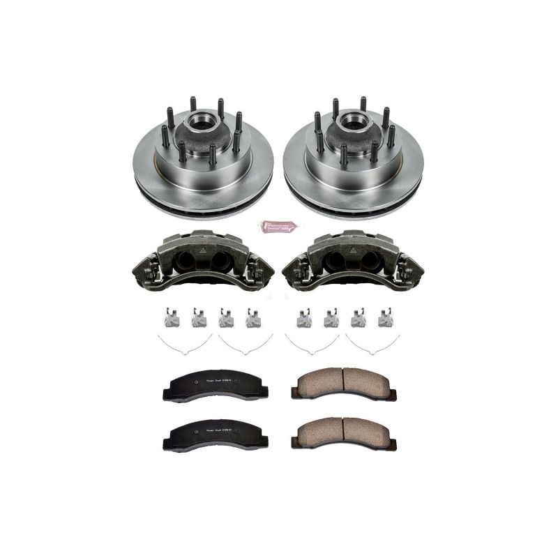 PowerStop Power Stop 03-04 Ford F-350 Super Duty Front Autospecialty Kit w/Cals